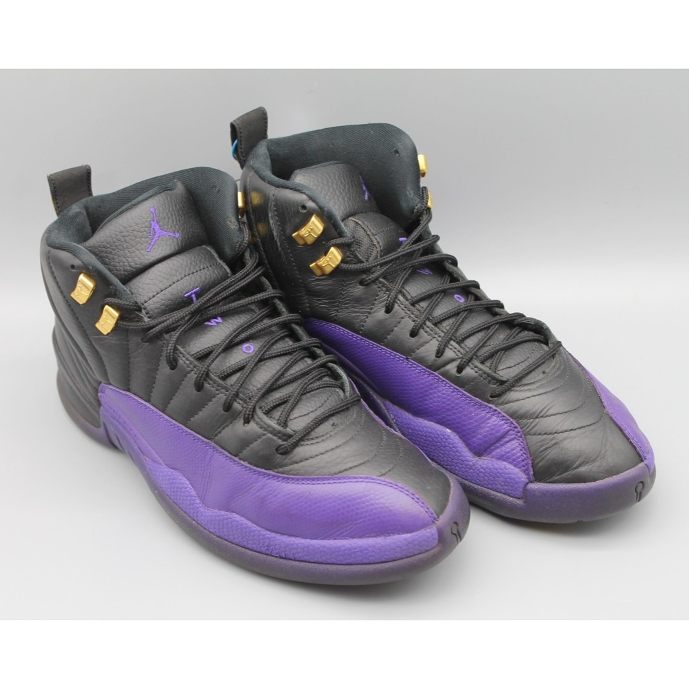 Nike Air Jordan 12 Retro Field Purple Black Gold CT8013-057 Men’s Size 10.5 Box